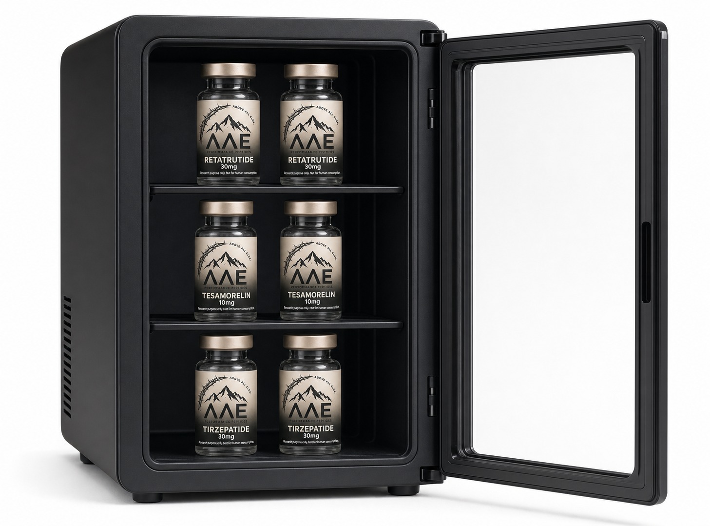 AAE Performance branded mini fridge